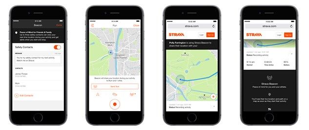 Improved Runner Safety As Strava Launch Beacon