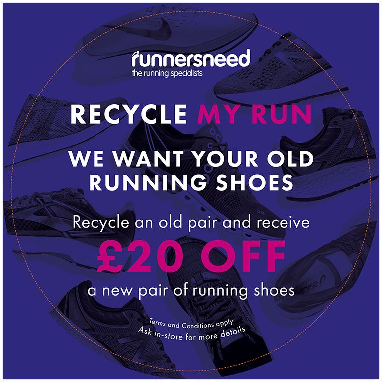 runners need shoe recycling