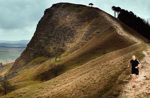 Mountainous landforms, Slope, Highland, Hill, Mountain, People in nature, Trail, Soil, Terrain, Fell, 