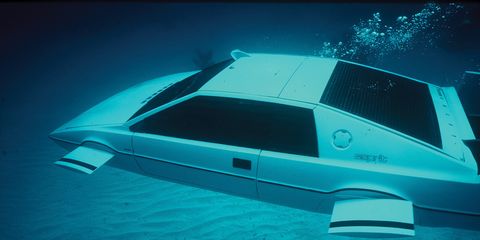 This 1976 Lotus Esprit can still go underwater.
