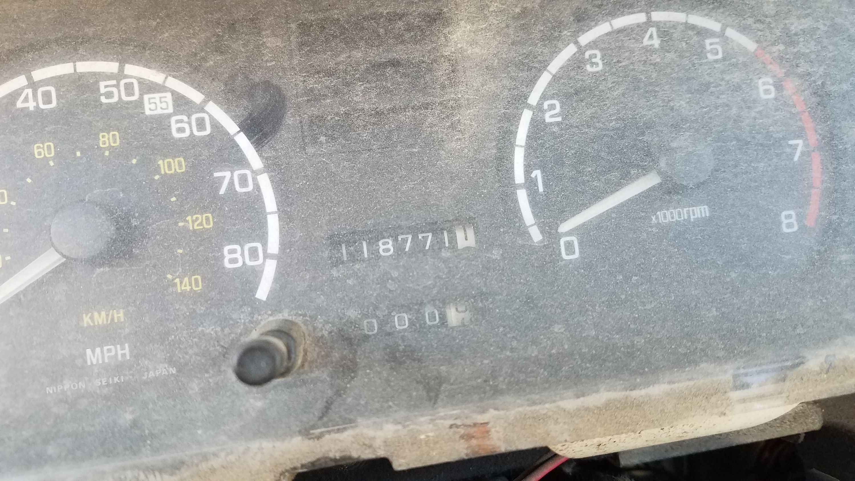 1987 Subaru BRAT in Colorado wrecking yard.