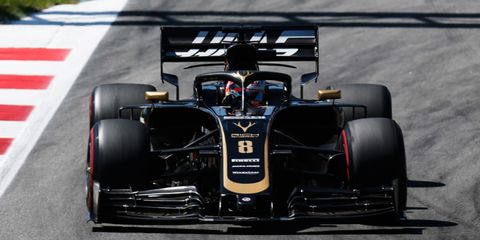 The Rich Energy logo adorned the Haas F1 Team car during the F1 Spanish Grand Prix in May.
