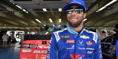 Bubba Wallace finished fifth in NASCAR's All-Star Race Saturday.