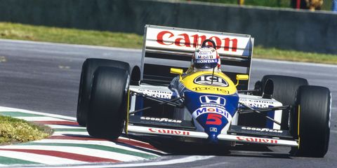 Nigel Mansell says his 1987 Formula One ride was a beast.
