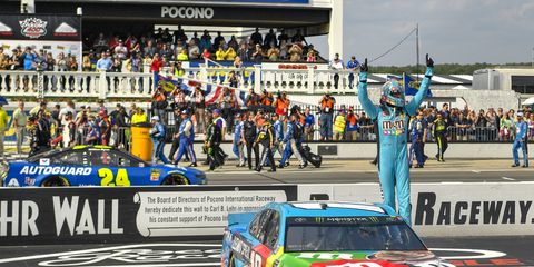 Kyle Busch has eclipsed Hall of Fame territory after winning 55 Cup races and a championship at 34-years-old.
