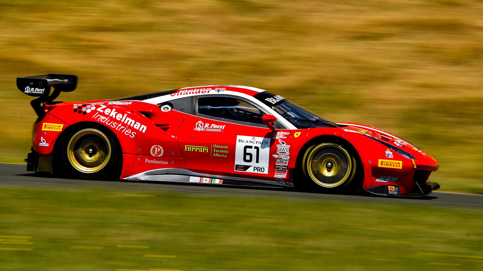 Ferrari Porsche roar to Blancpain GT World Challenge America wins