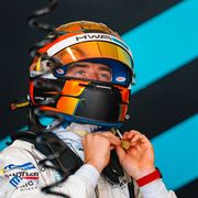 Stoffel Vandoorne raced for the HWA Racelab team in the ABB FIA Formula E series.
