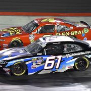 Timmy Hill and Landon Casill were amonsgt the surprises in the top-10 on Friday night at Bristol.
