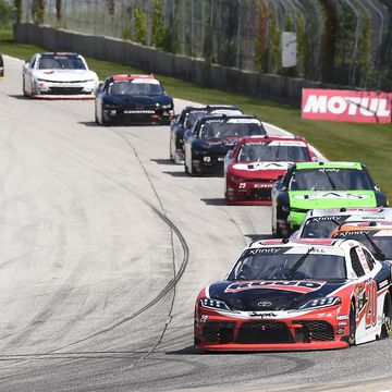 Bell found himself battling the best of the best when it comes to road course racing in NASCAR Saturday.
