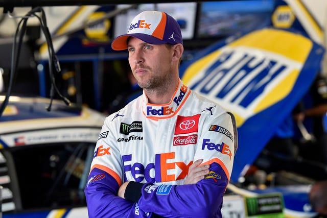 Denny Hamlin says his NASCAR teammate Kyle Busch ‘guessed wrong’ at Vegas