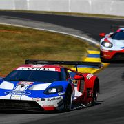 Joey Hand, Sebastien Bourdais and Dirk Mueller will share the No. 66&nbsp;Ford GT at Road Atlanta this weekend.
