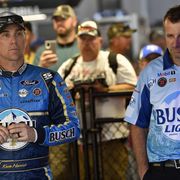 Kevin Harvick and Rodney Childers came up a late caution short of challenging for their second championship.
