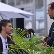 Renault team officials hope that Esteban Ocon, left, will be able to shake things up next season.
