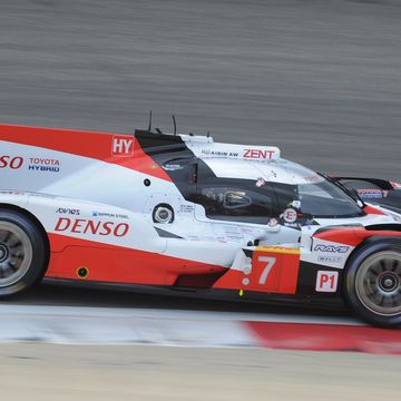 WEC points leaders Mike Conway, Kamui Kobayashi and José María López race to the win in Bahrain on Saturday.
