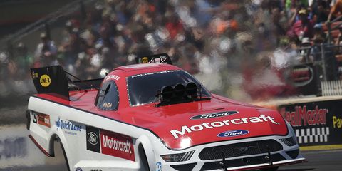 Tasca, who won for the first time in nearly seven years last weekend in Bristol, Tennessee, waited just seven days to pick up his next victory, making it two in a row by going 4.383-seconds at 245.09 mph in the final round in his Motorcraft/Tasca Parts Ford Shelby Mustang.