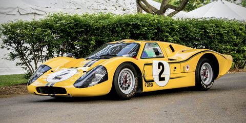 This 1967 Ford GT40 MKIV that raced in Le Mans is still driven by its owner, who had put over 50,000 miles on it on roads around NYC.
