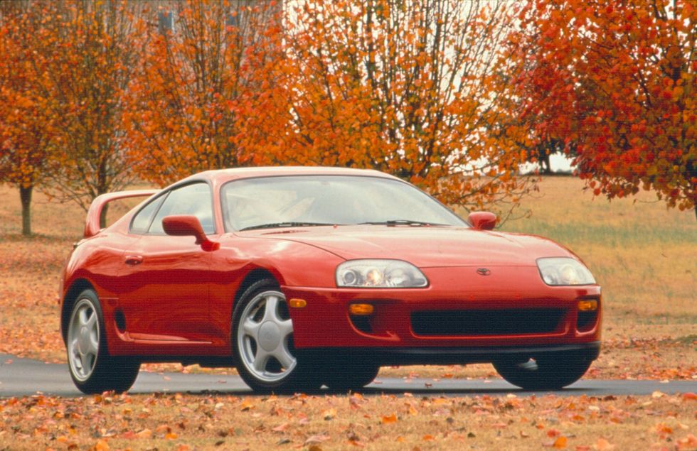 The fourth-generation Toyota Supra debuted mid-year in 1993 and would become a Japanese performance legend over its short time in the U.S..

