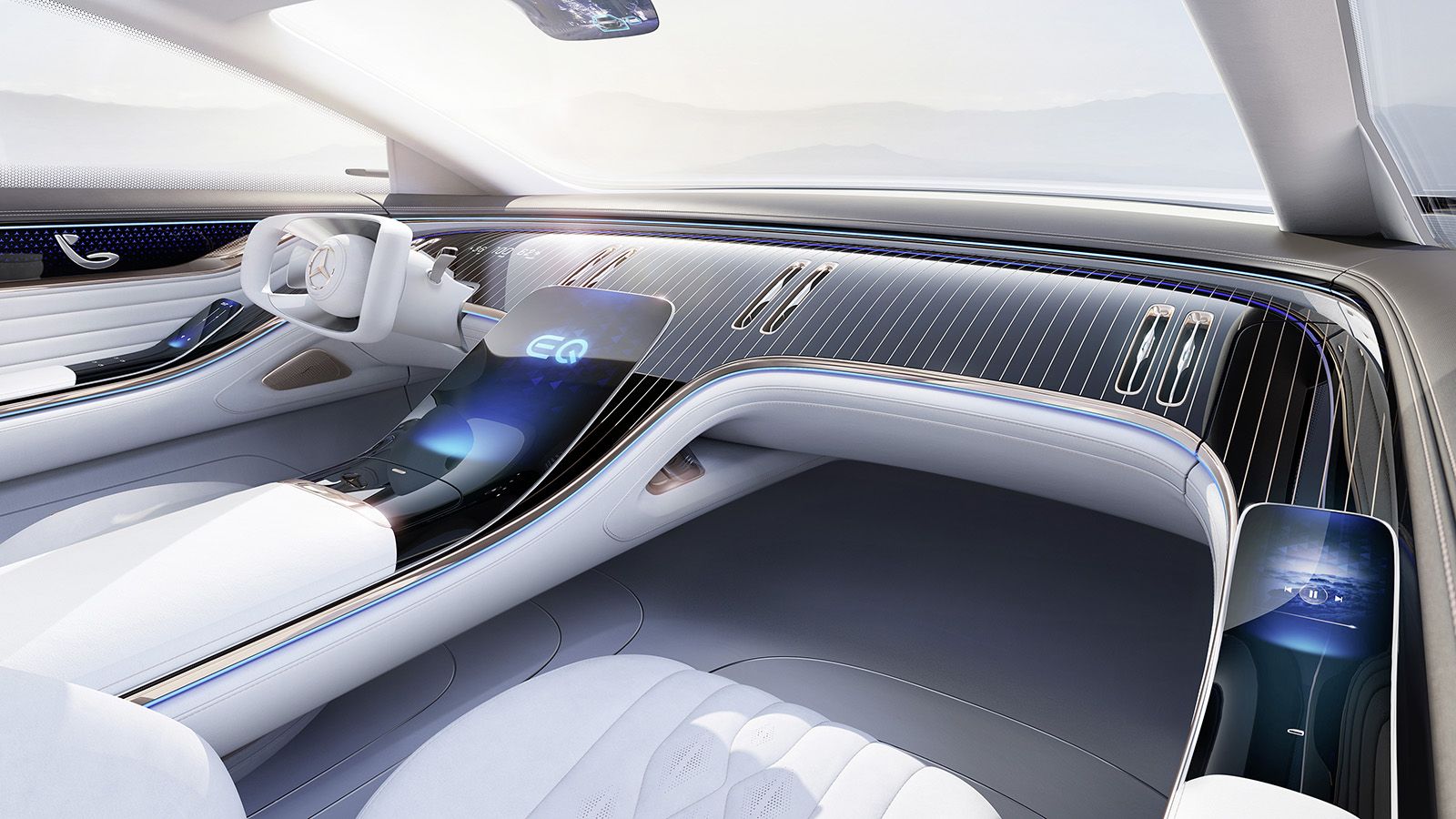 The Mercedes-Benz EQ interior is everything great about concept cars