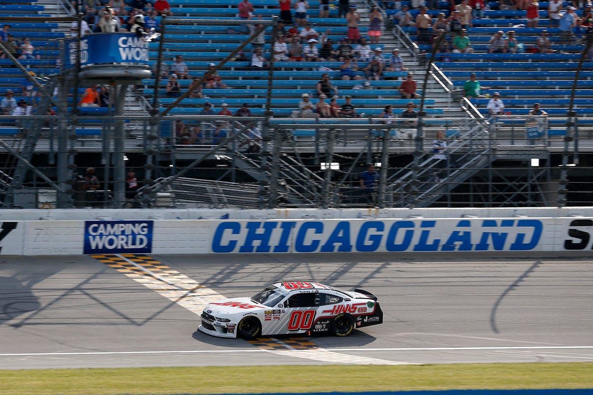 NASCAR Chicagoland Xfinity race results Cole Custer makes strong