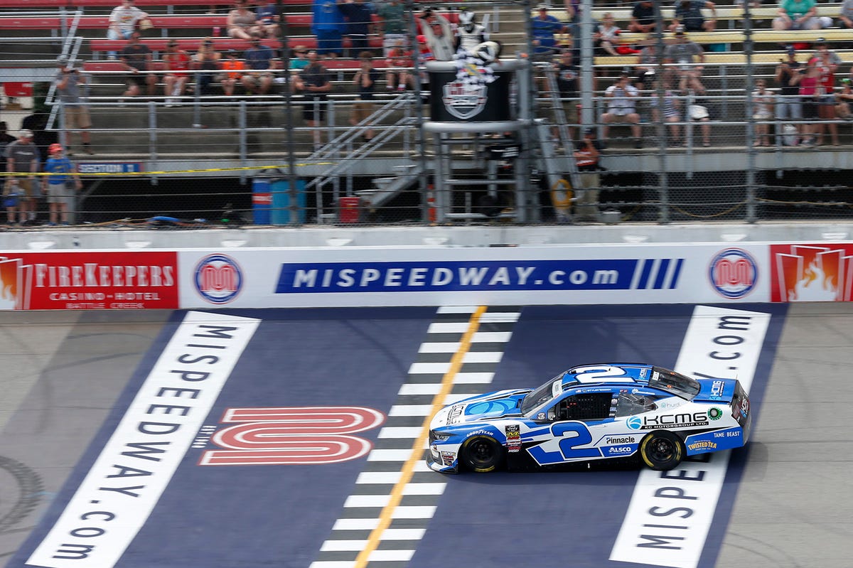 NASCAR Xfinity Michigan race results Fuel strategy pays off for Tyler