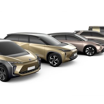 Toyota presented a number of concepts study models last week to coincide with the roll-out of its electrification strategy.