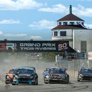 The Americas Rallycross field takes the green flag in Canada on Sunday.
