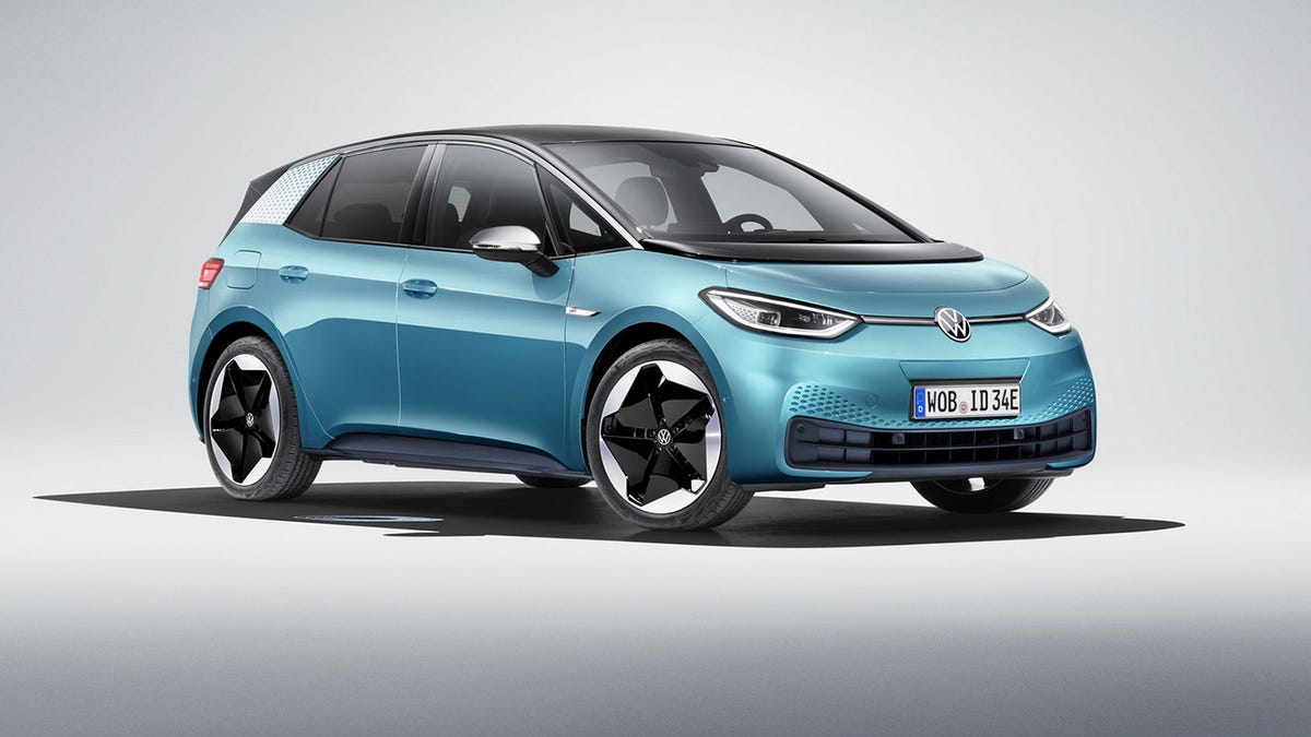 2020 Volkswagen ID.3 electric hatchback debuts at 2019 Frankfurt motor