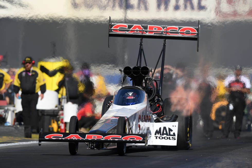 NHRA Top Fuel champion Steve Torrence delivers blow to the face of ...