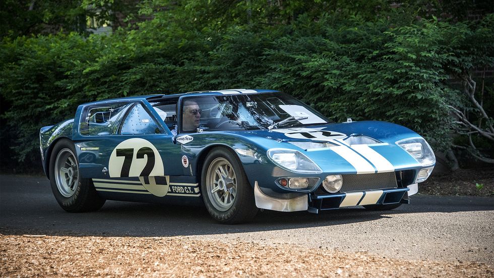 We saw GT/104 up close in 2013, shortly after a restoration was performed by GT40 expert Paul Lanzante.
