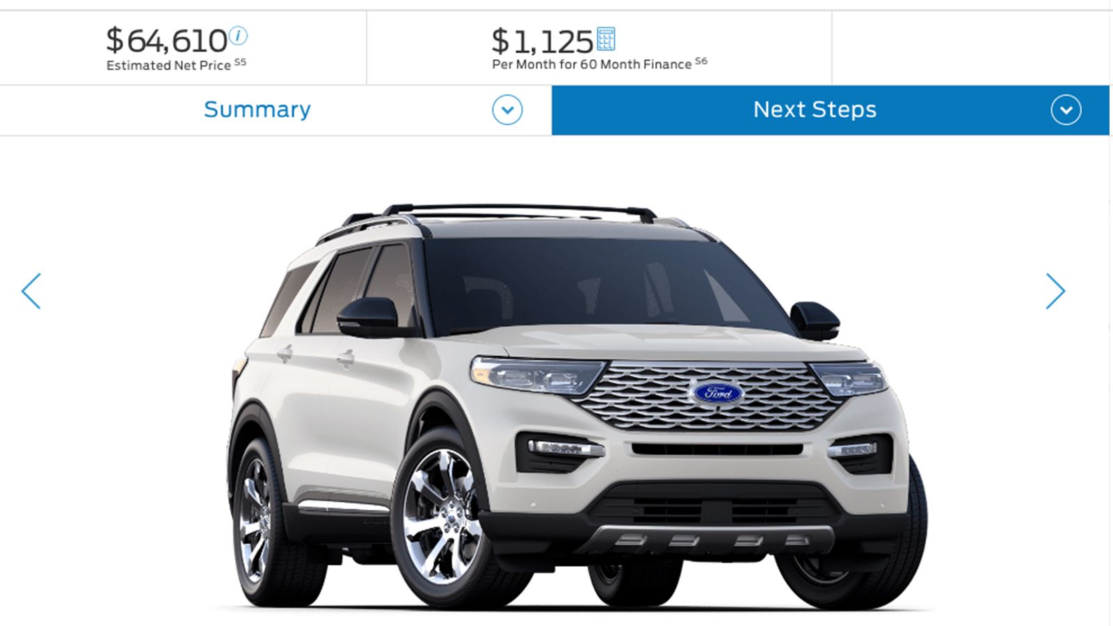 We build the perfect 2020 Explorer using the online configurator tool