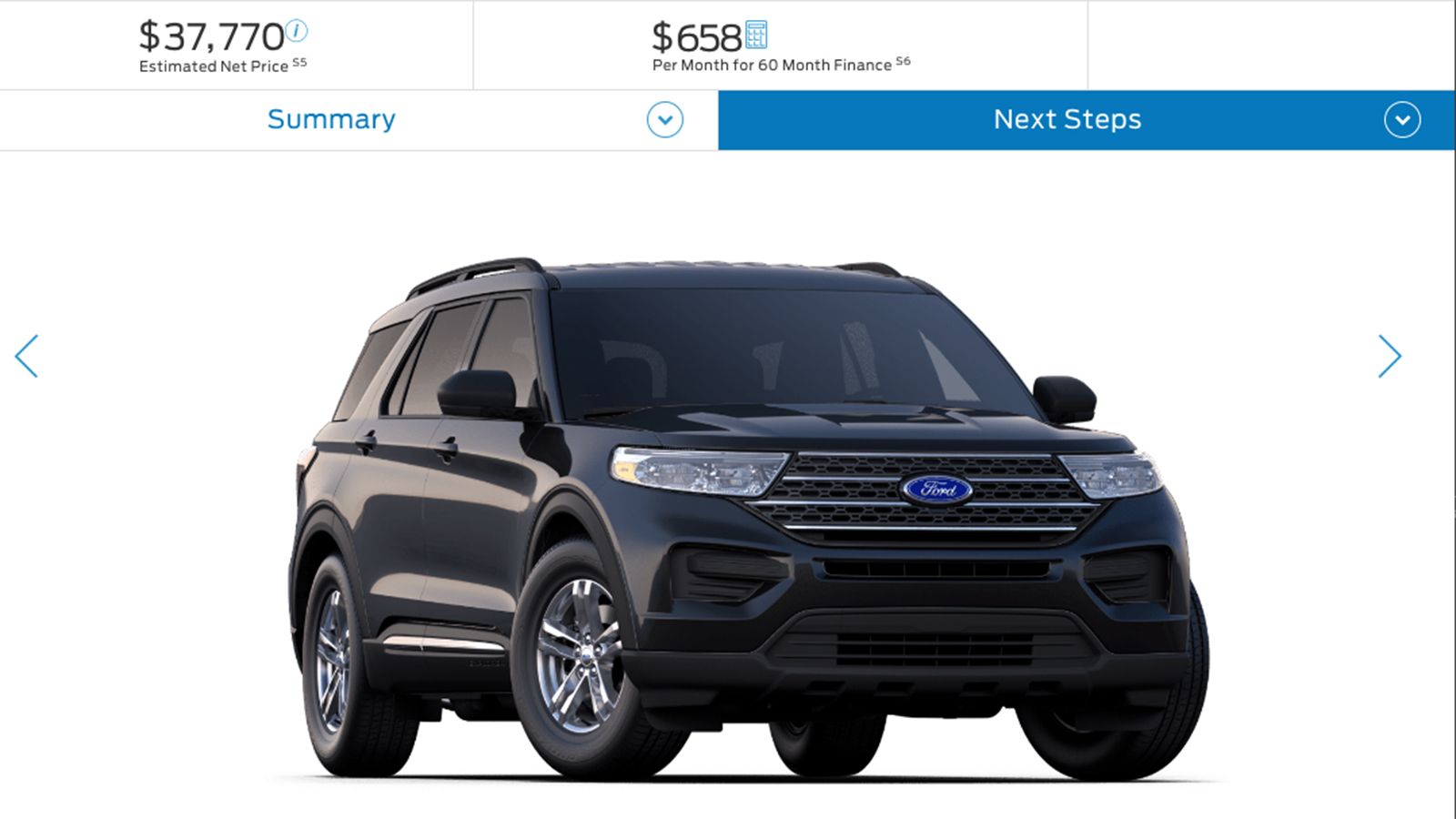 We build the perfect 2020 Explorer using the online configurator tool