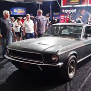 The 1968 Ford Mustang GT hero car from the legendary film "Bullitt" will finally go up for sale at the Mecum Auction in Kissimmee, Florida.&nbsp;
