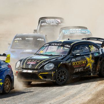 Americas Rallycross featured close-quarter racing where the best way to pass is often to punt your opponent.
