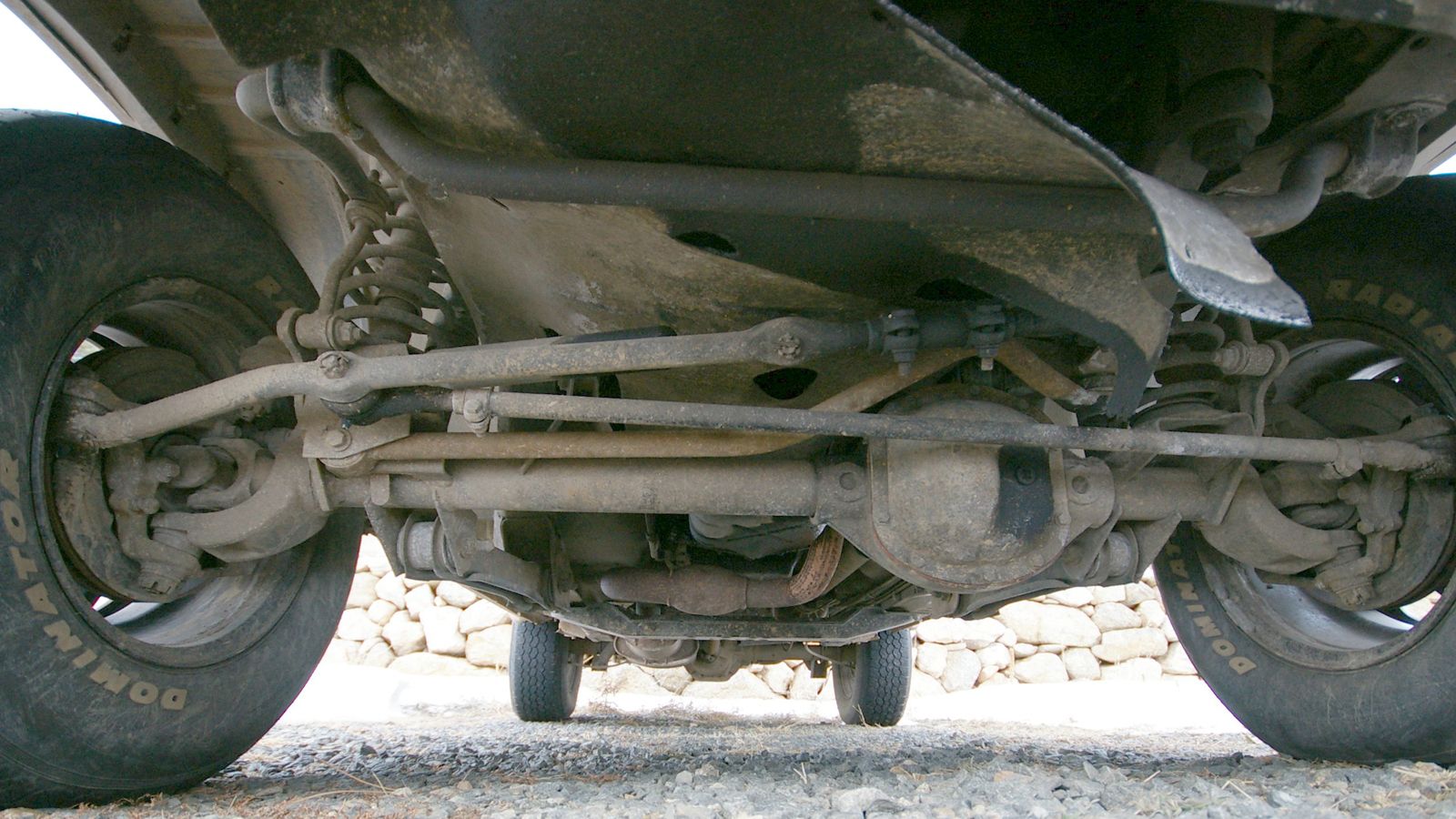 The death wobble is a problem that happens to some solid-axle vehicles,  usually when a suspension part is worn out