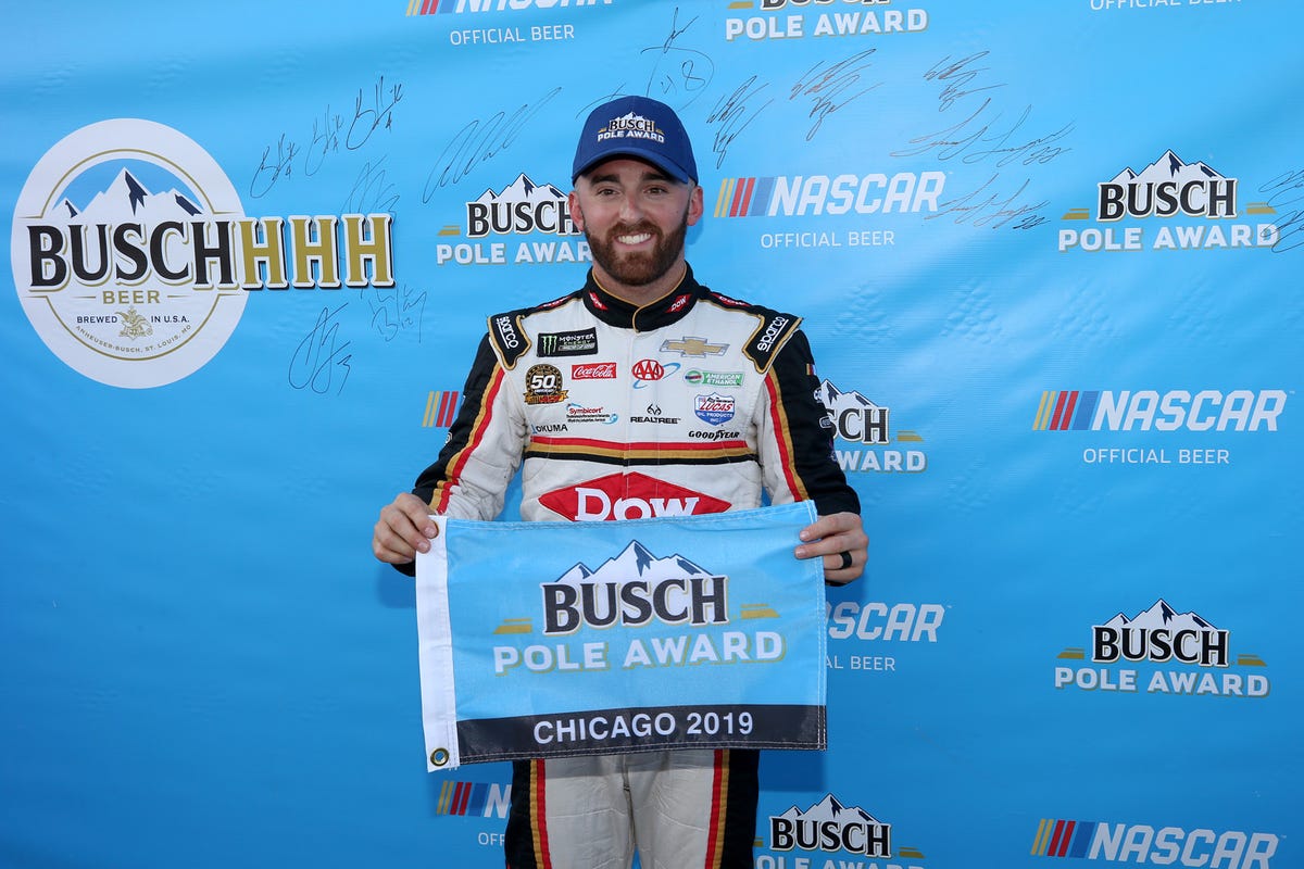 NASCAR Chicagoland Cup qualifying results Austin Dillon claims third pole of the season