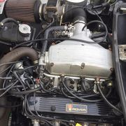 The 4.0-liter Land Rover Discovery engine in my 1981 TR8 and very nifty custom fuel injection system installed by my friend Mark Bradshaw.
