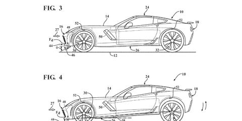 Patent For Ride Height Dependent Aero Hints At A Tech Heavy C8 Corvette