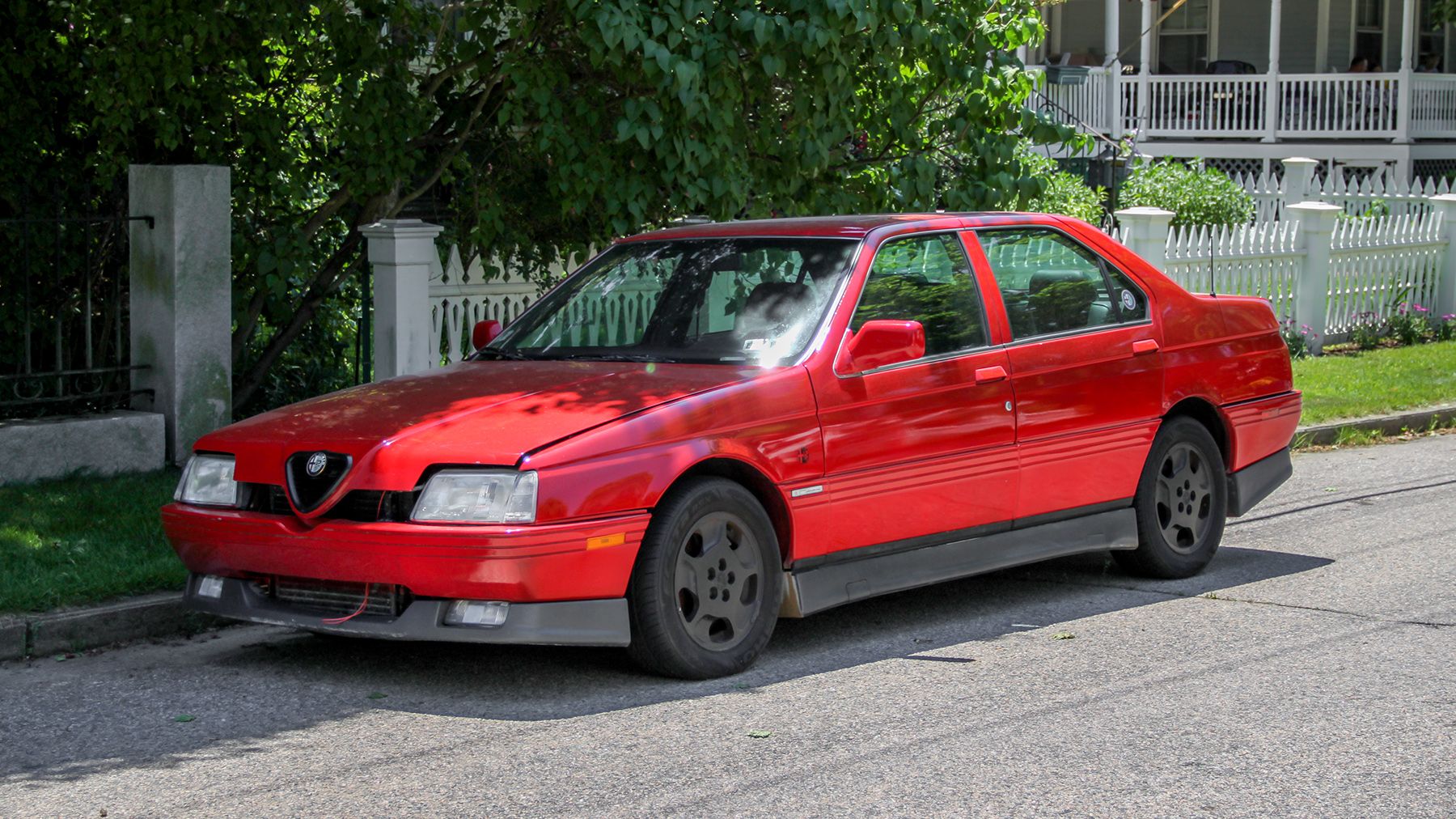 Alfa Romeo 164 Spotted On The Street Alfa S Last Big Sedan Before The Automaker Called It Quits In 1995