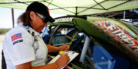 Becky McBride has been a fixture in the K&amp;N Pro Series West garage for over the last two decades.
