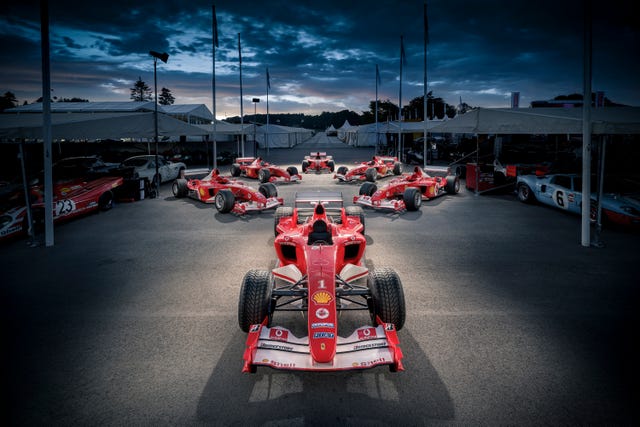 F1 legend Michael Schumacher tribute at Goodwood