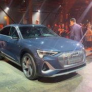 The Audi E-tron Sportback was one of the off-site reveals that surrounded the official LA Auto Show events.
