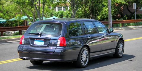 The MG ZT was MG's version of the Rover 75, but was produced for a shorter period of time and mostly sold in the U.K.