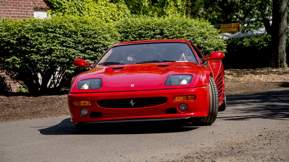 The F512 M stayed in production from 1995 until 1996, further tweaking the looks of the Testarossa. But these late, late cars are pretty rare.