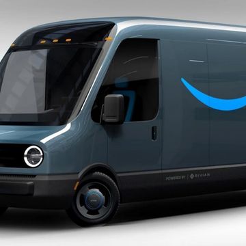 This is what a potential Amazon Rivian&nbsp;delivery van could look like.
