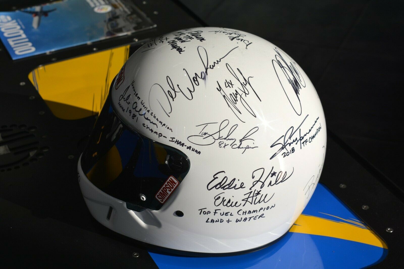 GALLERY: Signed helmet auction to benefit 'Special Spectators' – WKRG News 5