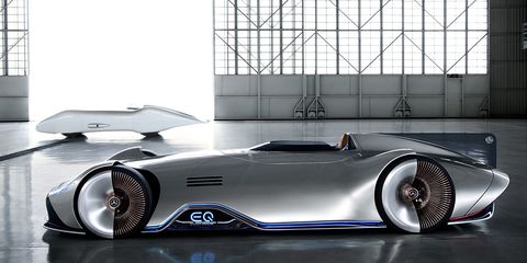 Mercedes debuted the EQ Silver Arrow concept during Monterey car week, an electric car inspired by the W 125 record setter of 1937.