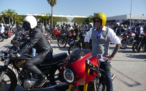 The Distinguished Gentleman's Ride took place Sunday Sept. 24 in cities around the world to raise money for men's health issues. We rode a CB1100 to the LA event.