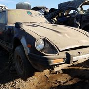A genuine Japanese-market right-hand-drive S130 Fairlady Z, now at the end of its life in Colorado.
