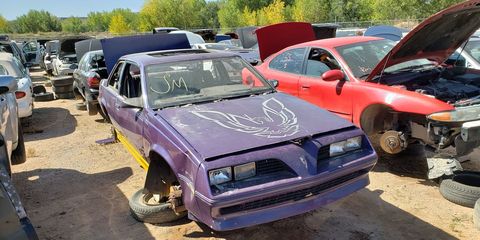 Snake, the final owner of this customized purple Pontiac 2000, was very proud of this machine.