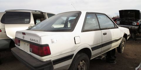 This was the cheapest (non-Justy) Subaru you could buy in 1989.